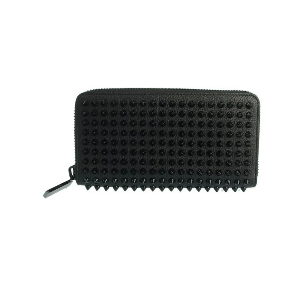 Christian Louboutin Panettone Studded Round Zipper Long Wallet